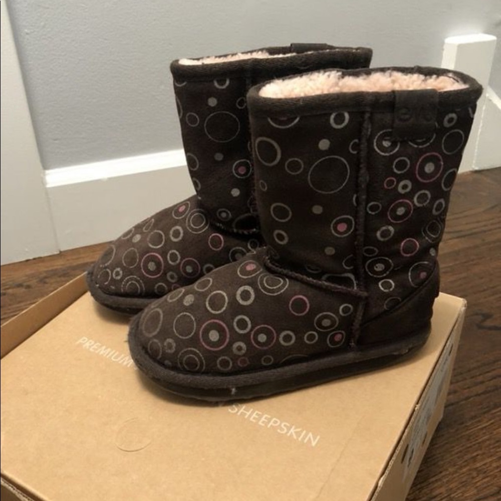 Emu boots, kids size 11.